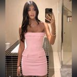 House Of CB  'Naia' Cotton Candy Strapless Mini Dress NWOT‎ size L Photo 16