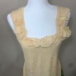 Anthropologie A’reve Cream Romantic Cream Dress Photo 3