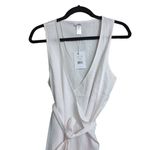 ANDIE NWT Wrap Dress Coconut (White) Flowy Sleeveless V Neck Self Tie Waist L Photo 1