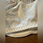 Just My Size  Vintage Bra White Satin Lace Pearl Detail 1985 Underwire NWT 44D #2 Photo 14