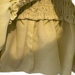 Forever 21 Forever‎ 21 Womens Tube Top Dress Tiered Size Medium Yellow Stretch Blend New Photo 4