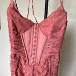 House Of CB House of‎ CB S D-DD Mariah rose ruched midi dress NWOT Photo 6