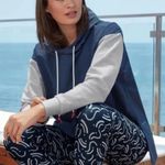 Johnny Was New. Calme by hooded pullover jacket. Retails $178. Small Photo 5