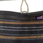 Athleta  Black Striped Relay Capri Cropped Leggings Women Sz S Photo 6