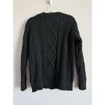 Vamtac Cable Knit Sweater Women's Sz XS Black Crew Neck Pullover Casual Classic Photo 1