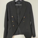 Sincerely Jules Black Double-Breasted Blazer  Photo 0