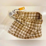 Timberland NWT  Brown/White‎ Buffalo Plaid Scarf One Size Classic! Photo 1
