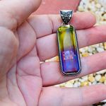 Handmade Bi-Color Tourmaline Ethnic Style  Pendant Photo 6