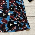 A pea in the pod Taylor step stripe floral burgundy blue size small dress Photo 12