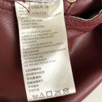 Anthropologie  Pilcro The Breaker Faux Leather Pants Burgundy Red Crop Size 28 Photo 5