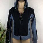 Patagonia  Black & Gray Fleece Sport Athletic Long Sleeve Hoodie jacket S Photo 1