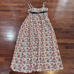 Forever 21 Beautiful Chiffon maxi dress with leather detail and pockets size medium Photo 2