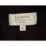 LA LIGNE Sailor Stripe Cotton Sweater Size XL Black Photo 6
