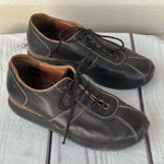 Paul Green  Munchen Brown Leather Driving Shoes Women’s Sz 7 Lace Up Sneakers Photo 0