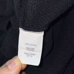 Madewell  Sweater Womens S Waffle Knit Black‎ Cotton Blend Long Sleeve Photo 5