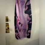 Pretty Little Thing  SHAPE PINK ABSTRACT PRINT SLINKY SPAGHETTI STRAP MIDI DRESS Photo 4