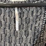 Free People  High Tide Cable Knit Sweater Vest Tank Top Scoop Neck Top Gray SMALL Photo 5
