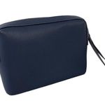 Missoni  Cosmetic Makeup Pouch Clutch Travel Bag in Navy Blue Top Zipper Photo 2