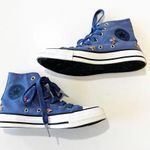 Converse  CTAS High We Are Stronger Together Blue Canvas Embroidered Size 5.5 EUC Photo 1