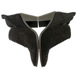 Jeffrey Campbell Rosee Bootie Black Suede Leather Stacked Heel Bootie Women's 10 Photo 6