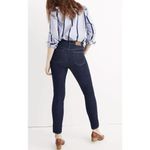 Madewell 10" High-Rise Skinny Jeans Lucille Dark Wash Denim Size 29 Photo 2