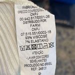 Farm Rio  Tank Top Women P XS Ivory Ribbed Halter Strap Asymmetrical Beachy Flowy Photo 5