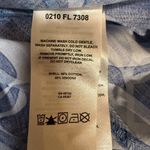 Columbia Women's Blue and White Patterned Shirt XL Photo 3