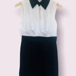 Max and Cleo  Rebecca satin sleeveless tuxedo mini cocktail Dress size 2 Photo 1