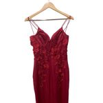 Bariano Floral Applique Gown Size Small NWOT Photo 5