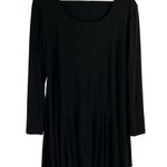 Sympli The Best Sz 14 Tunic Top Dress Black Asymmetrical Hem Long Sleeve Canada Photo 0