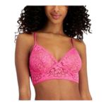 INC International Concepts Womens Lace Bralette Jazzy Pink Size Medium New Photo 1