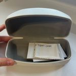 Michael Kors  New York White Hard Oversized Clamshell Sunglasses/Eyeglasses Case Photo 3