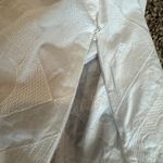 Madewell  Darted V-Neck Crop Top in Floral Retail $92 White Size 6 Photo 7