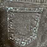 True Religion  Casey Jeans Sz‎ 25 Black & Blue Snakeskin Skinny Stretch Photo 6