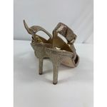 MICHAEL Michael Kors Becky Glitter Heel Sandal Size 9 Gold Photo 3