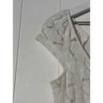 Jessica Howard Trina Turk Cover Up Dress Sheath Straight Crochet Cap Sleeve Beach Size 4 Photo 4