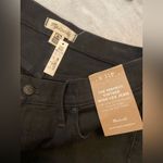 Madewell NWT Size 31P Perfect Vintage Wide Leg Jeans Black Cotton Zip Denim Photo 10