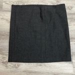 ZARA Woman Heather Gray Zip Back Silky Lined Mini Skirt Size Medium Photo 3