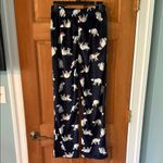 Navy Polar Bear Pajama Pants Size Small Unisex NEW Blue Photo 3