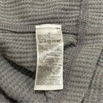 Old Navy NEW  Grey Waffle Knit Hooded Sweater Holiday Cabincore Cozy Unisex M Photo 6