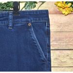 Lands' End Mid Rise Trouser Jeans Women Plus Size 18 Blue Stretch Denim 40X30 Photo 2