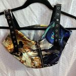 Cute party top with buckle straps. Crop tank Photo 0