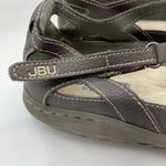Jbu  by Jambo Grey Leather Strappy Comfort Sandals 9 Photo 3