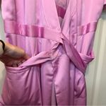 J.Crew J6919 Womens Pink Cuffed Short Sleeve Crepe Satin Wrap Dress Size XXL NWT Photo 6
