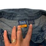 Disney Pooh brand tigger embroidered denim button down size 26\28W 100% cotton Photo 3