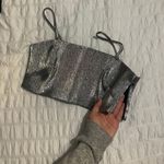 Silver Metallic Top Photo 2