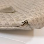 Liz Claiborne Vintage Beige Large Triangle Tote Bag Photo 11