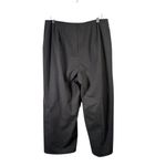 Eileen Fisher  Cotton Ponte Wide Leg Pull On Pants Green Womens Medium Photo 3