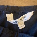 Briggs New York Briggs linen‎ elastic waist roll shorts size S Photo 2