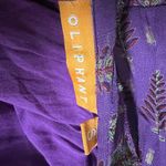 Oliphant Plum Peasant Yoke Mini Dress Purple Size M Photo 9